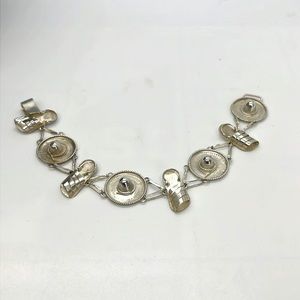 Vintage JA Hecho EN Sterling Silver bracelet